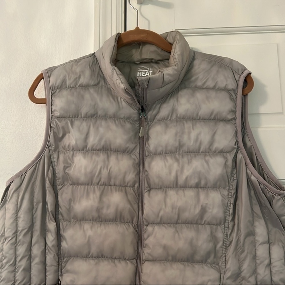 32 Degrees Heat Quilted Puffer Vest Gray XXL - Picture 3 of 8